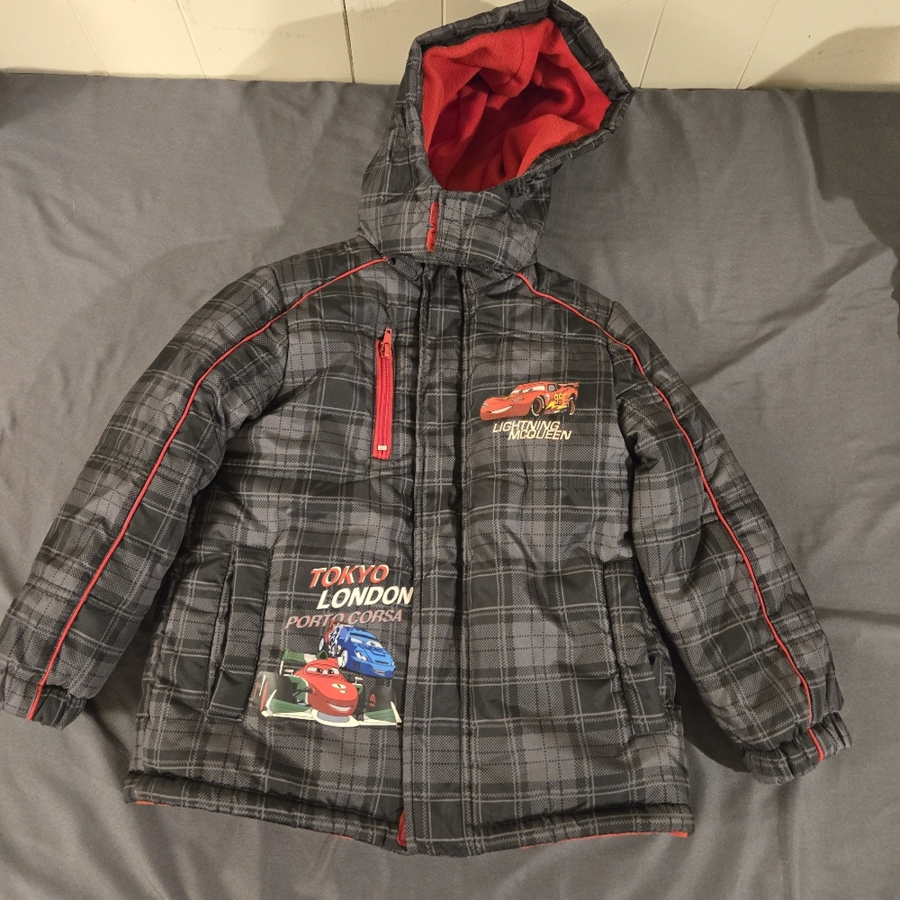 Pixar Cars Lightning mcqueen boys jacket 5T